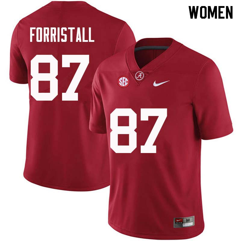 Women #87 Miller Forristall Alabama Crimson Tide College Football Jerseys Sale-Crimson